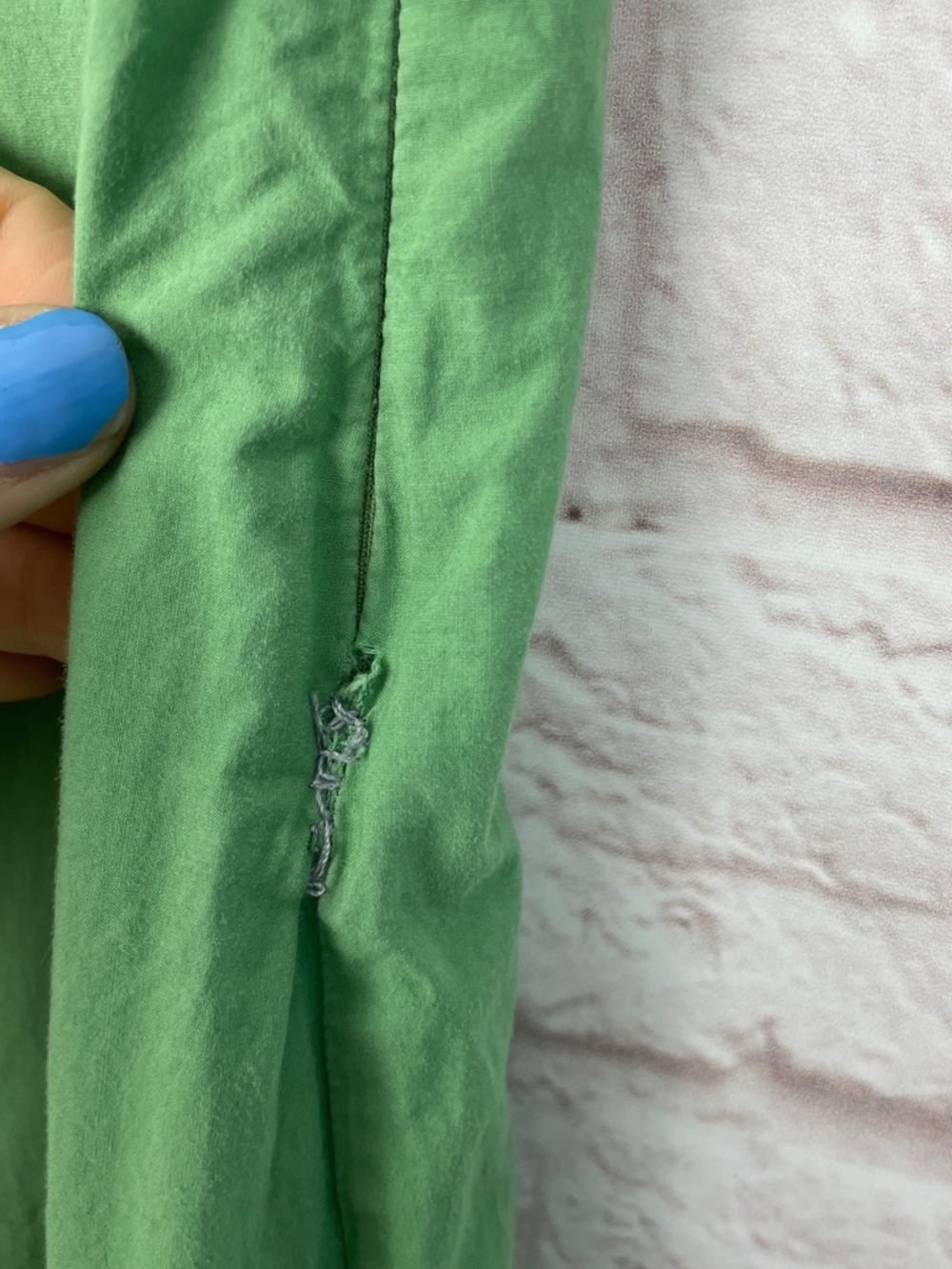 FARM Rio Full Floral Green Maxi Skirt Size S Flawed* - Picture 4 of 10